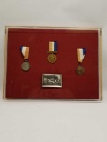 1977 Modern Pentathlon World Championship Framed Medals