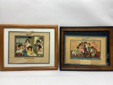 1938 and 1940 The Dionne quintuplets framed posters
