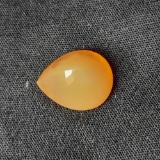 3.86ct Mexican Fire Opal Gem Stone Pear Shape Beauty