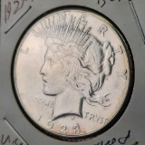 1923-S Peace Silver Dollar bu+ frosty better date