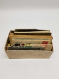 Box Full of Vintage Film Negatives Postcards Photos