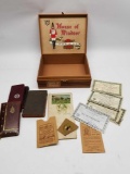 Cigar Box Boy Scout Badge Certificate Bible Planners