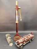 Vintage Metal Bottle Capper, Truck and Trainbank