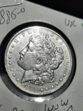 1886-O Morgan Silver Dollar Frosty Rare Date Original Beauty premium rare coin from estate