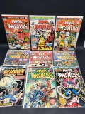 Lot of 9 War of the World Comics