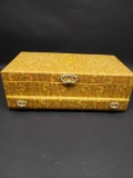 Vintage Jewelry box with Vintage earrings