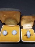 Unique Ring and Earring set Vintage Brighton Sunglasses