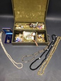 Jewelry box of Unique Pins and Cufflinks