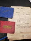 Box of old Documents and Autograph books