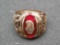 2012 Rio Mesa High School Ring w/ Ruby Gem Stone Size 7.5