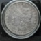 1880 Morgan Silver Dollar Toned Black