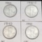 1942 1943-S Walking Liberty Half Dollars Nice Full Dates 4 Units