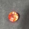 7.75ct Orange Red Ruby Round Cut Natural Mined Beauty