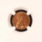 1945-S 1c Penny Red Cent Graded NGC MS-66 RD