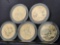 Lot of 5 Gold Plated State Quarters Original Issue Price 20-30 each