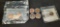 9 Coin Penny Collection Copper BU & Wheats & Indian