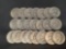 Lot of 22 Eisenhower Dollar Coins, 1970s