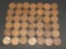 Penny Lot 40 Pennies, 1930s-1960s