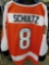 Dave Schultz Signed Orange Hockey Jersey COA
