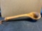 Hand carved spoon and blacksmith spoon