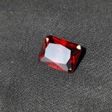 Giant Garnet 26.2ct Monster Emerald Cut Too Good To Be True Gem Stone Sparkly vvs