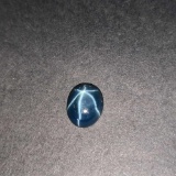 3.80ct Gorgeous Dark Blue Star Sapphire Round, Shiny Sparkly