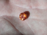 4.50ct Natural Mined Sri Lanka Sapphire Firey Orange vs+ rare with Gem Stone Certification