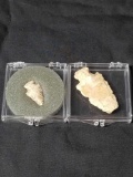 2 Indian Arrowheads