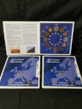 Euro Zone Countries Last National Coin Collection 3 Units