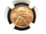 1946-D Wheat Cent NGC MS-65 RD Stunning Certified Penny