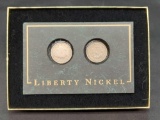 Liberty Nickel Set of 2 Coin Box Collector Set