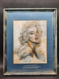 Framed Abstract Marylin Monroe Artwork