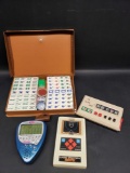 Vintage Handheld games and Mahjongg