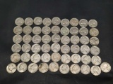 Nickel Lot, 1960s-1970s, 55 Nickels