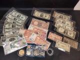 Vintage American and Philippine Money