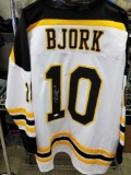 Anders Bjork Signed Road White Jersey COA