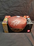 Signed NFL Football Unknown Player #73