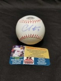 Christian Vazquez Signed Baseball COA