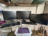 3 Monitors 2 keyboards