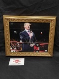 Vince McMahon WWE Signed Photo COA