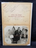 1941 Joe Emmett Band Token Signed Band Members