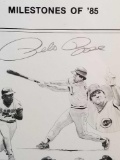 Pete Rose Signed Milestones of 85