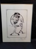 Ted Williams Lithograph Artist Signed 307/500