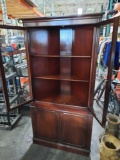Vintage Corner Display Case 6ft Tall