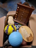 Box of Interesting Trinkets - Busch Memorial Stadium Miniature, Trevor Koenig, Sports Balls, Misc