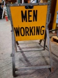 Men Working Construction Sign 34in Tall