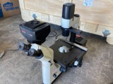 Leica RT slider diagnostic microscope with ebq 100 isolated controller