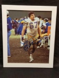 Ed White Signed Photo Chargers