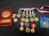 Military Merit and Achievement medals SBC 1st place Track and Field and Marathon medals.