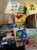 Vintage Childrens books. Little Black puppy. Peter and the wolf. Thomas train. Curious George.3